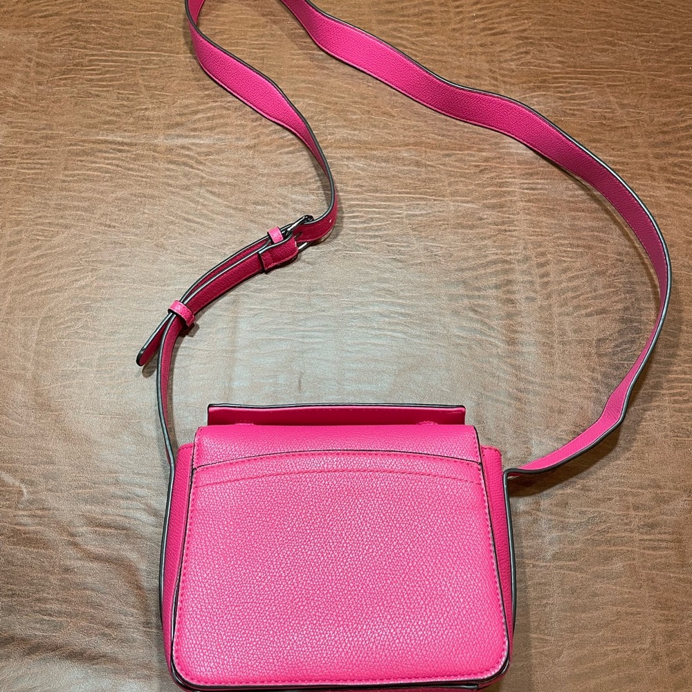 194 A New Day Vibrant Pink Crossbody Bag